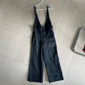 Free People Denim A line Overalls